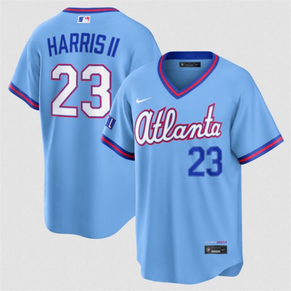 Atlanta Braves #23 Michael Harris II Powder Blue 2026 City Connect Stadium Stitched Jersey