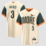 Baltimore Orioles #3 Taylor Ward Natural 2026 City Connect Stadium Stitched Jersey