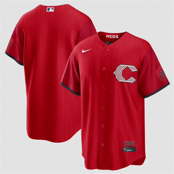Cincinnati Reds Blank Red 2026 City Connect Stadium Stitched Jersey