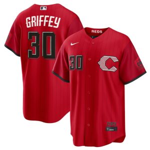 Cincinnati Reds #30 Will Benson Red 2026 City Connect Stadium Stitched Jersey