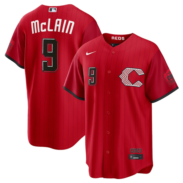 Cincinnati Reds #9 Matt McLain Red 2026 City Connect Stadium Stitched Jersey
