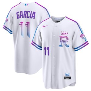 Kansas City Royals #11 Maikel Garc¨ªa White 2026 City Connect Stadium Stitched Jersey