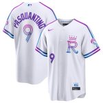 Kansas City Royals #9 Vinnie Pasquantino White 2026 City Connect Stadium Stitched Jersey