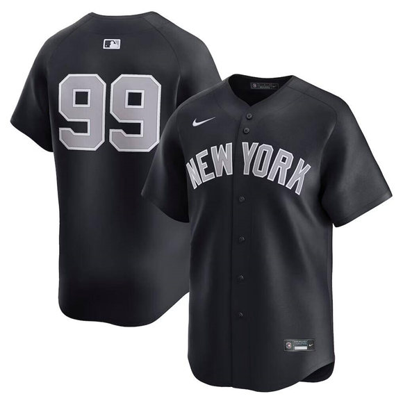 New York Yankees #99 Aaron Judge Navy Alternate Limited Stitched Jersey