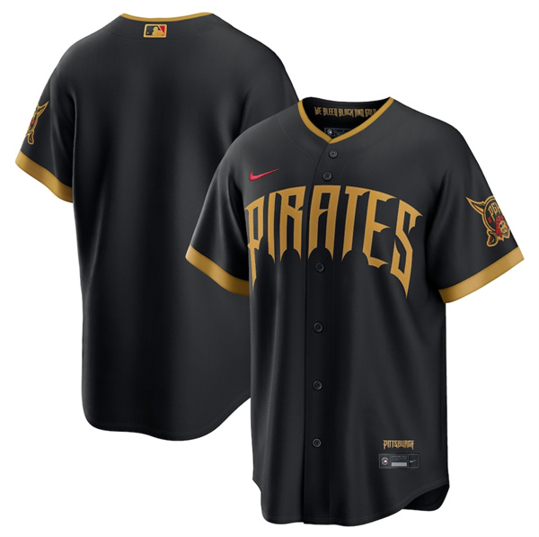 Pittsburgh Pirates Blank Black 2026 City Connect Stadium Stitched Stitched Jersey