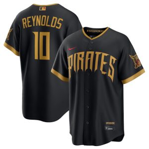 Pittsburgh Pirates #10 Bryan Reynolds Black 2026 City Connect Stadium Stitched Stitched Jersey