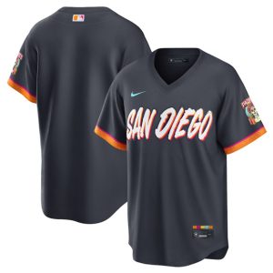 San Diego Padres Blank Obsidian 2026 City Connect Stadium Limited Stitched Jersey