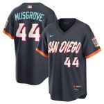 San Diego Padres #44 Joe Musgrove Obsidian 2026 City Connect Stadium Limited Stitched Jersey