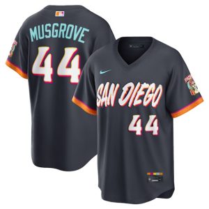 San Diego Padres #44 Joe Musgrove Obsidian 2026 City Connect Stadium Limited Stitched Jersey