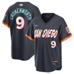 San Diego Padres #9 Jake Cronenworth Obsidian 2026 City Connect Stadium Limited Stitched Jersey