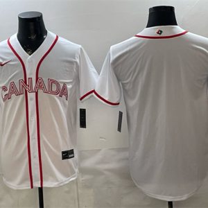 Canada Blank White 2026 World Classic Home Stadium Stitched Jersey