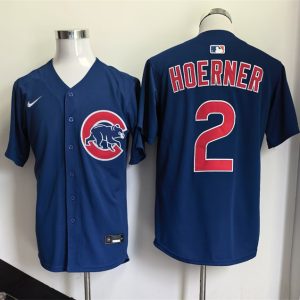 Chicago Cubs #2 Nico Hoerner Blue 2026 Limited Stitched Jersey