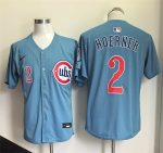 Chicago Cubs #2 Nico Hoerner Blue 2026 2nd Alternate Limited Stitched Jersey