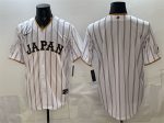 Japan Blank White 2026 World Classic Home Stadium Stitched Jersey