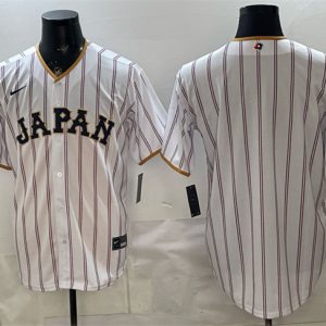 Japan Blank White 2026 World Classic Home Stadium Stitched Jersey