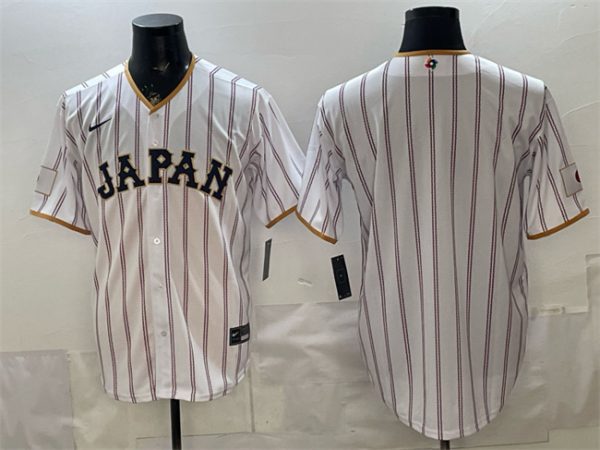 Japan Blank White 2026 World Classic Home Stadium Stitched Jersey