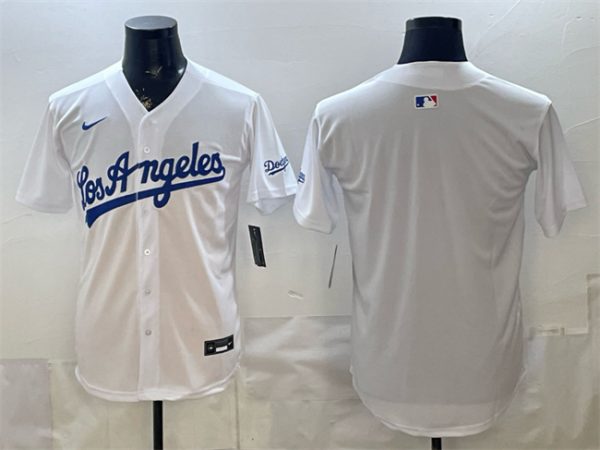 Los Angeles Dodgers Blank White Alternate Stadium Stitched Jersey
