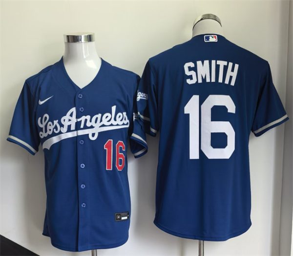 Los Angeles Dodgers #16 Will Smith Royal 2026 Stitched Jersey