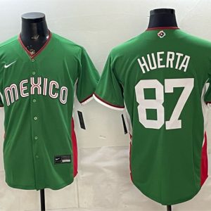 Mexico #87 Jesus Huerta Green 2026 World Classic Stadium Stitched Jersey