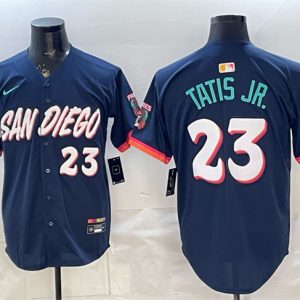 San Diego Padres #23 Fernando Tatis Jr. Obsidian 2026 City Connect Limited Stitched Jersey