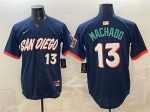 San Diego Padres #13 Manny Machado Obsidian 2026 City Connect Limited Stitched Jersey