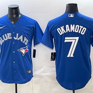 Toronto Blue Jays #7 Kazuma Okamoto Royal 2026 Cool Base Stitched Jersey