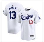 Los Angeles Dodgers #13 Max Muncy Blue Stitched Cool Base Nike Jersey