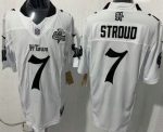 Houston Texans #7 CJ Stroud Limited White Screwstan FUSE Vapor Jersey