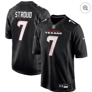 Houston Texans #7 CJ Stroud Black Fashion Limited Stitched Jersey