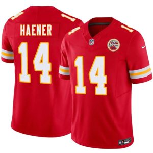 Kansas City Chiefs #14 Jake Haener Red 2026 F.U.S.E. Vapor Untouchable Limited Stitched Jersey