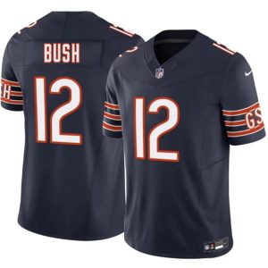Chicago Bears #12 Devin Bush Navy 2026 F.U.S.E. Vapor Untouchable Limited Stitched Jersey