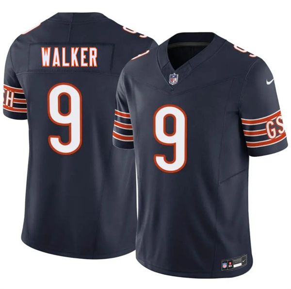 Chicago Bears #9 Jahdae Walker Navy 2026 F.U.S.E. Vapor Untouchable Limited Stitched Jersey