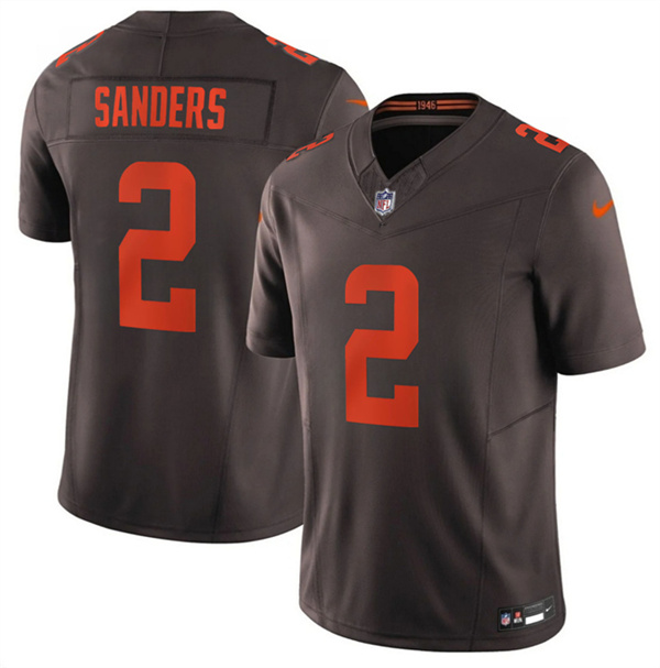 Cleveland Browns #2 Shedeur Sanders Brown 2026 F.U.S.E. 'Alpha Dawg Edition' Vapor Limited Stitched Jersey