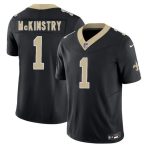 New Orleans Saints #1 Kool-Aid McKinstry Black 2026 F.U.S.E. Vapor Limited Stitched Jersey