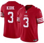 San Francisco 49ers #3 Christian Kirk Red 2026 F.U.S.E. Vapor Untouchable Limited Stitched Jersey
