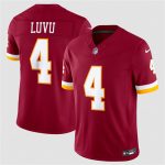 Washington Commanders #4 Frankie Luvu Burgundy 2026 F.U.S.E. Vapor Limited Stitched Jersey
