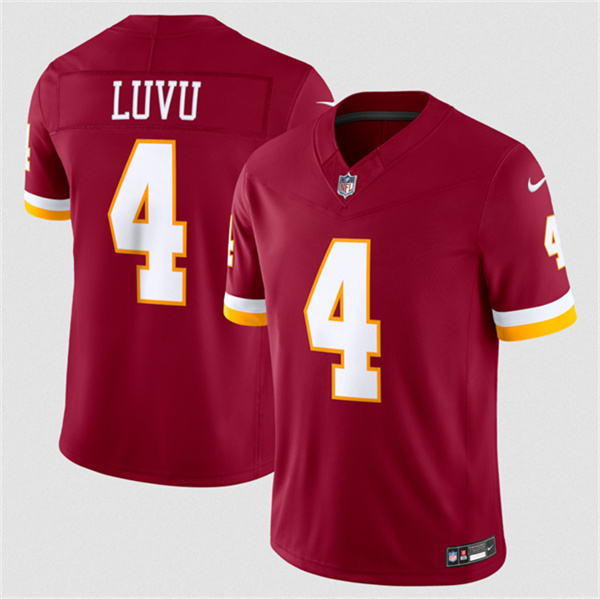 Washington Commanders #4 Frankie Luvu Burgundy 2026 F.U.S.E. Vapor Limited Stitched Jersey