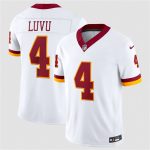 Washington Commanders #4 Frankie Luvu White 2026 F.U.S.E. Vapor Limited Stitched Jersey