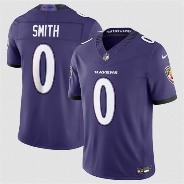 Baltimore Ravens #0 Roquan Smith Purple 2026 F.U.S.E Vapor Stitched Limited Jersey