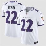 Baltimore Ravens #22 Derrick Henry White 2026 F.U.S.E. Vapor Stitched Limited Jersey