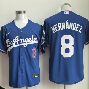 Los Angeles Dodgers #8 Enrique Hern¨¢ndez Royal 2026 Gold Collection Stitched Jersey