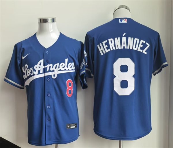 Los Angeles Dodgers #8 Enrique Hern¨¢ndez Royal 2026 Gold Collection Stitched Jersey