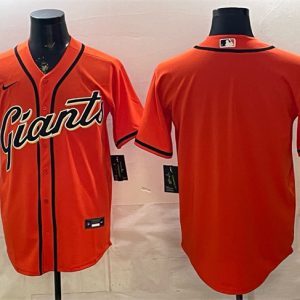 San Francisco Giants Blank Orange Cool Base Stitched Jersey