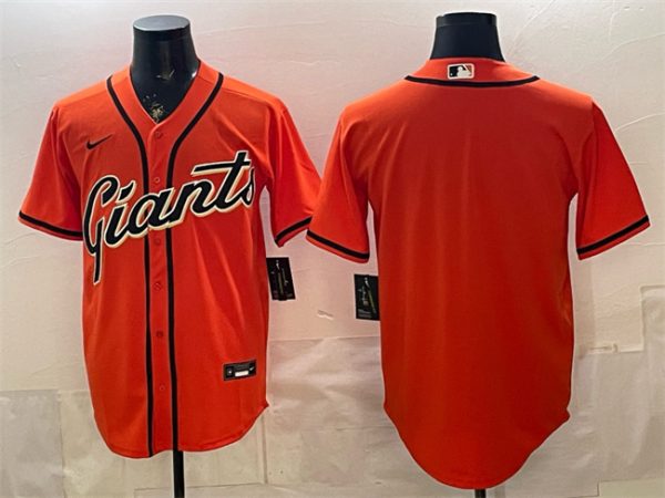 San Francisco Giants Blank Orange Cool Base Stitched Jersey