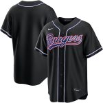 Los Angeles Dodgers Blank Fashion Black Out Stitched Jersey