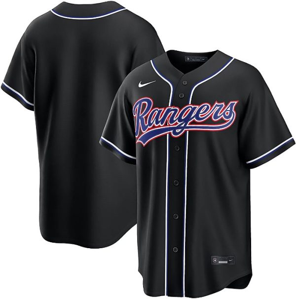 Los Angeles Dodgers Blank Fashion Black Out Stitched Jersey