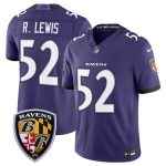 Baltimore Ravens #52 Ray Lewis Purple 2026 F.U.S.E Vapor Limited Stitched Jersey