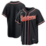 Baltimore Orioles Blank Black Out Stitched Jersey