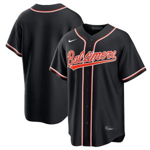 Baltimore Orioles Blank Black Out Stitched Jersey