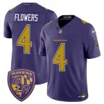 Baltimore Ravens #4 Zay Flowers Purple 2026 F.U.S.E. Alternate Vapor Limited Stitched Jersey